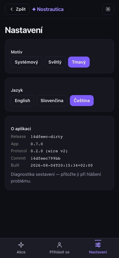 Nastavení