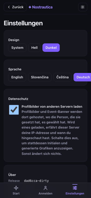 Einstellungen