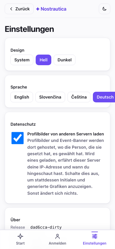 Einstellungen