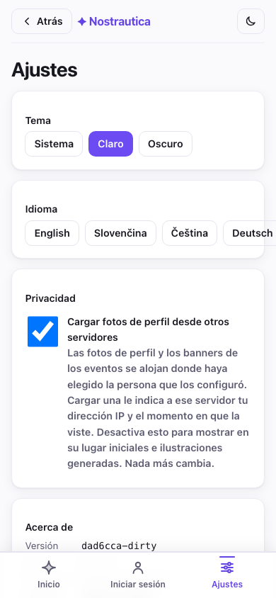 Ajustes