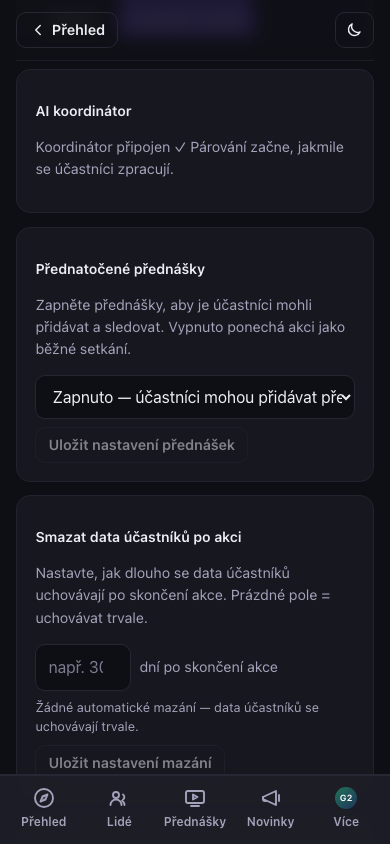 Koordinátor připojen