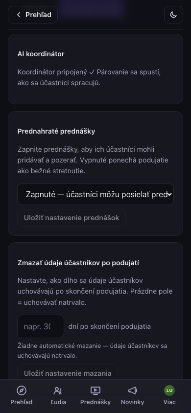 Koordinátor pripojený