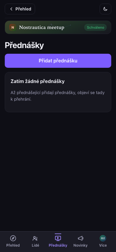 Seznam přednášek