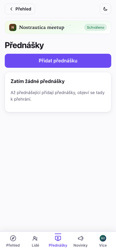 Seznam přednášek