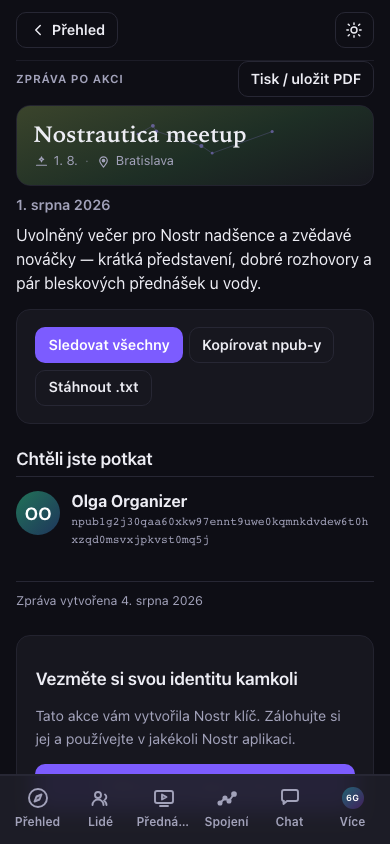 Report z akce