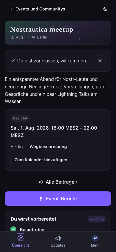 Du bist dabei