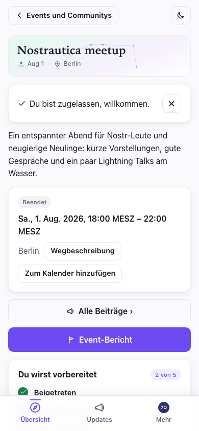 Du bist dabei