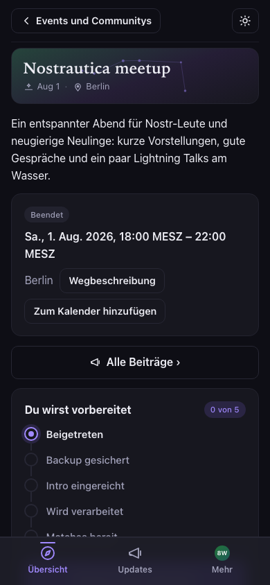 Was jemand von außen sieht