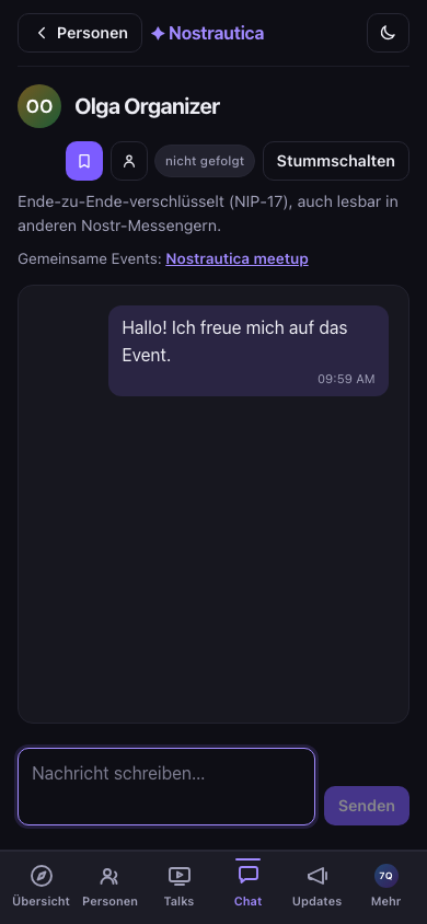Eine Unterhaltung