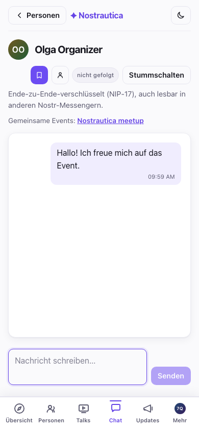 Eine Unterhaltung
