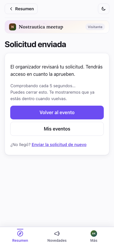 Solicitud enviada