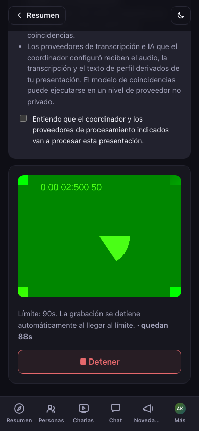 Grabación de tu presentación: modo video, audio y texto