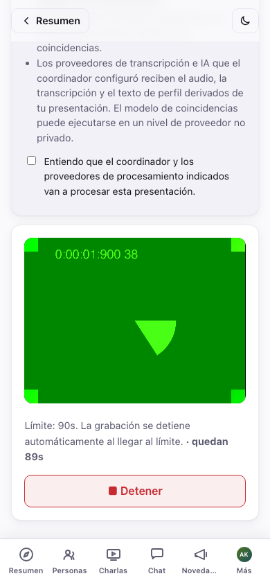 Grabación de tu presentación: modo video, audio y texto