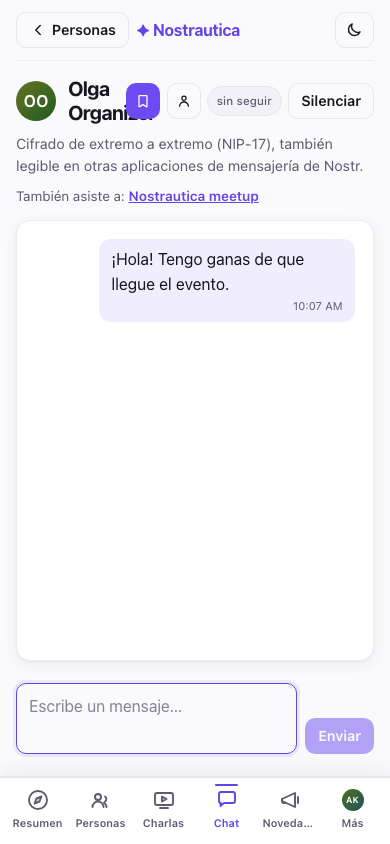 Una conversación
