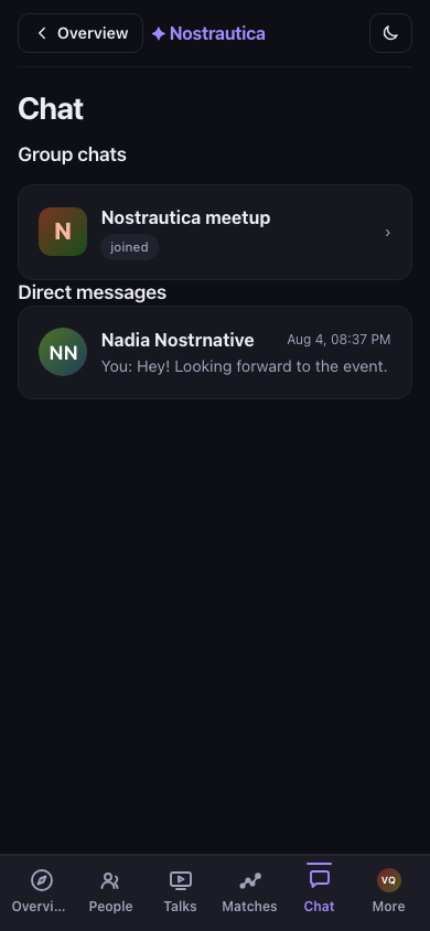 Messages inbox