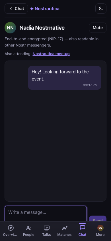 A conversation